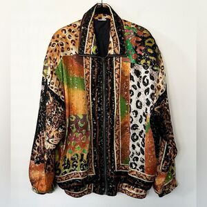 FUDA International Vintage 90’s Silk Jacket XL